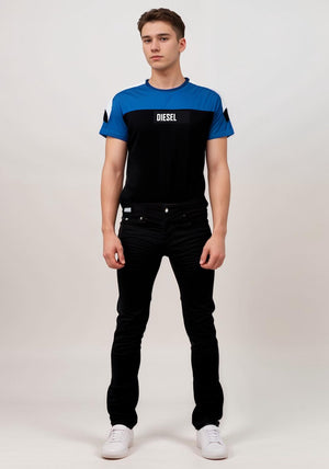 Diesel Boys Braden Short Sleeve Tee, Black