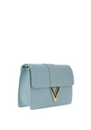 Valentino Small Voyage Logo Crossbody Bag, Polvere