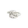 Pilgrim Be Set of 3 Stacking Rings, Silver