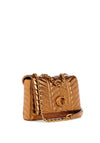 Guess Lovide Mini Quilted Crossbody Bag, Bronze
