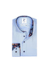 R2 Amsterdam 2 PLY Cotton Shirt, Light Blue
