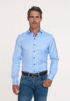 R2 Amsterdam 2 PLY Cotton Shirt, Light Blue