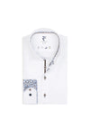 R2 Amsterdam 2 Ply Cotton Shirt, White
