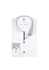 R2 Amsterdam 2 PLY Organic Cotton Shirt, White