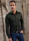 R2 Amsterdam Dobby Shirt, Forest Green