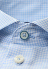 R2 Amsterdam Houndstooth Print Shirt, Blue