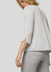 Rabe Open Glitter Detail Cardigan, Silver