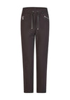 Rabe Drawstring Slim Leg Trousers, Black