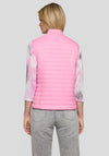 Rabe Quilted Zip Up Gilet, Pink