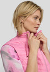 Rabe Quilted Zip Up Gilet, Pink