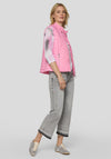 Rabe Quilted Zip Up Gilet, Pink