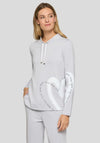 Rabe Print and Sequin Detail Jumper, Grey