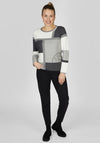 Rabe Colour Block Knit Sweater, Grey