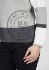 Rabe Colour Block Knit Sweater, Grey