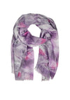 Rabe Paisley Print Scarf, Violet