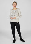 Rabe Drawstring Waistband Sweater, Beige