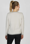 Rabe Drawstring Waistband Sweater, Beige