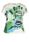Rabe Embellished Detail Pattern Top, White Multi