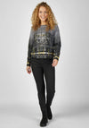 Rabe Rhinestone Detailed Top, Grey