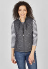 Rabe Diamond Quilted Gilet, Grey