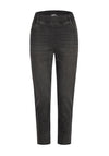 Rabe Bella Rhinestone Cuff Skinny Jean, Black Wash Denim