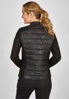 Rabe Mixed Media Padded Jacket, Black