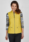 Rabe Quilted Body Warmer, Yellow