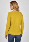 Rabe Drawstring Hem Knit Jacket, Yellow