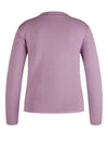 Rabe Round Neck Ribbed Sweater, Violet