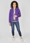 Rabe Zig Zag Embossed Jacket, Violet