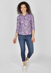 Rabe Floral Print Blouse, Violet