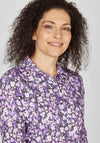 Rabe Floral Print Blouse, Violet