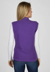 Rabe Drawstring Neck Knitted Body Warmer, Violet