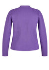 Rabe Short Knitted Cardigan, Violet