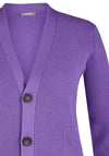 Rabe Short Knitted Cardigan, Violet