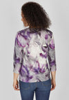 Rabe Abstract Print Top, Violet