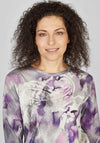 Rabe Abstract Print Top, Violet