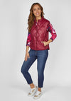 Rabe Quilted Short Gilet, Wine