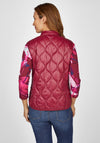 Rabe Quilted Short Gilet, Wine