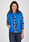 Rabe Quilted Short Gilet, Cobalt Blue