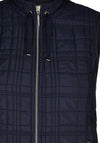 Rabe Zip Up Quilted Waistcoat, Navy