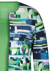 Rabe Ribbed Print Twinset, Green Multi