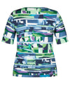 Rabe Round Neck Print Top, Multi