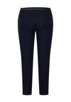 Rabe Elastic Waist Stretch Slim Trousers, Navy