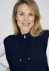 Rabe Drawstring Neck Knitted Body Warmer, Navy