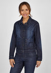 Rabe Embellished Pocket Denim Jacket, Dark Wash Denim