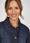 Rabe Embellished Pocket Denim Jacket, Dark Wash Denim