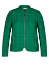 Rabe Zip Up Quilted Jacket, Green