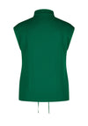 Rabe Button Up Textured Gilet, Green