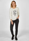 Rabe Flower Print T-shirt, Off-White